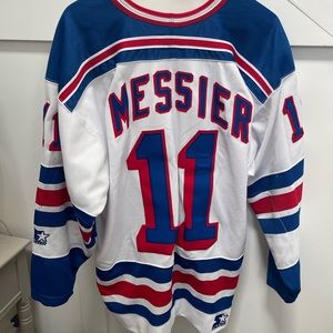 New York Rangers NHL ice hockey captains jersey #11 Messier